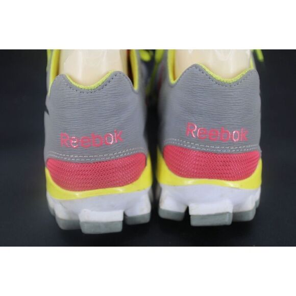 Reebok Realflex 3D FuseFrame Running Shoe Sneaker Womens Sz 8.5 Pink Gray yellow - Picture 8 of 11
